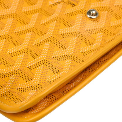 Goyard 2019 Yellow Plumet Shoulder Bag Pochette Wallet