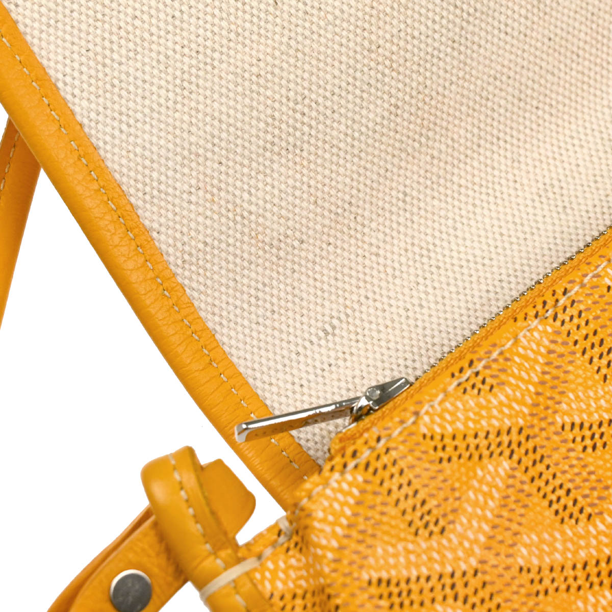 Goyard 2019 Yellow Plumet Shoulder Bag Pochette Wallet