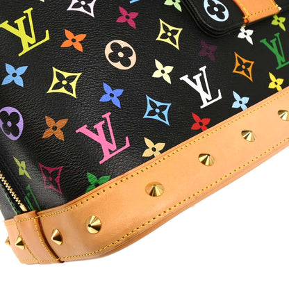 Louis Vuitton 2012 Black Monogram Multicolor Alma GM Handbag M40442