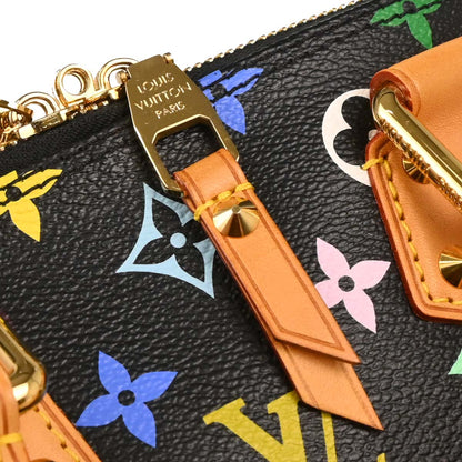 Louis Vuitton 2012 Black Monogram Multicolor Alma GM Handbag M40442