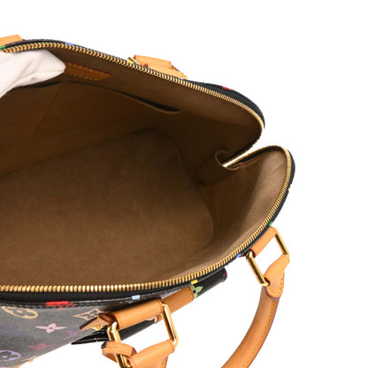 Louis Vuitton 2012 Black Monogram Multicolor Alma GM Handbag M40442