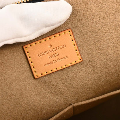 Louis Vuitton 2012 Black Monogram Multicolor Alma GM Handbag M40442