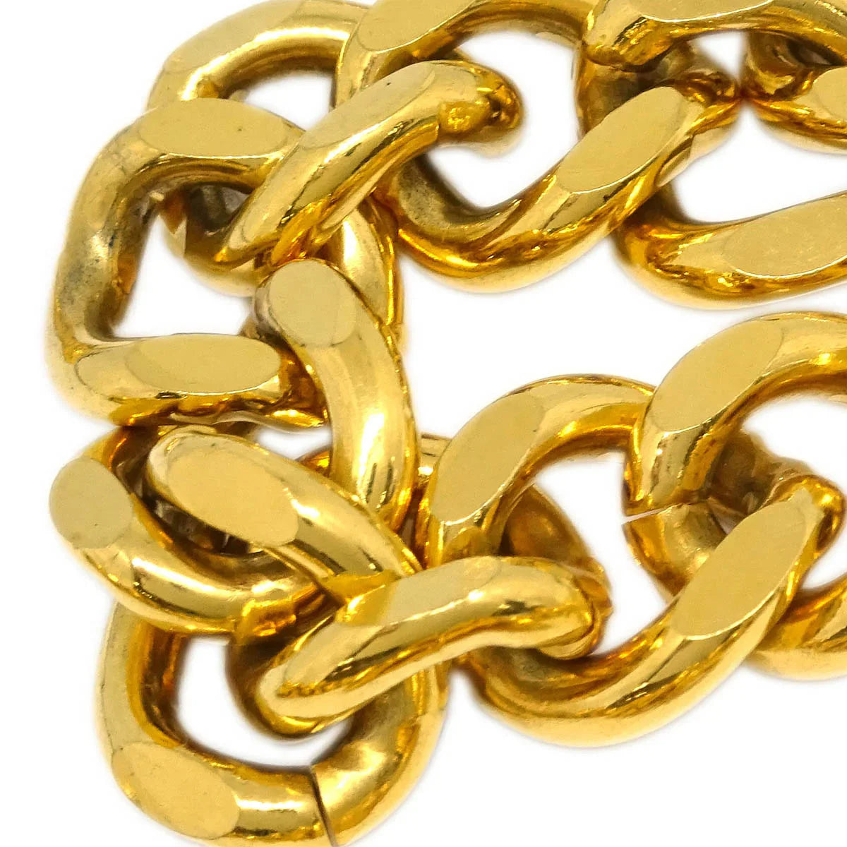Chanel Gold Medallion Chain Belt Small Good