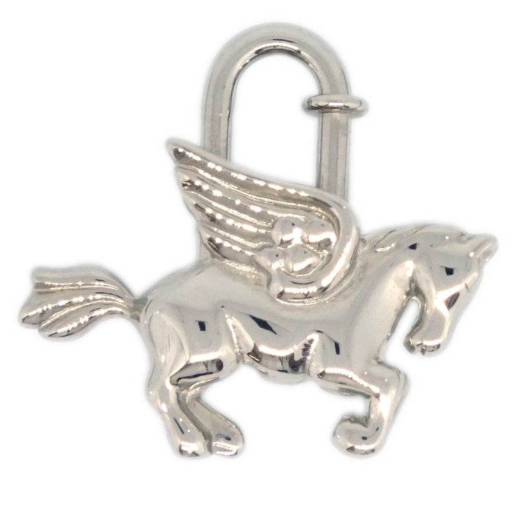 Hermes 1993 Le Cheval Pegasus Cadena Silver Small Good