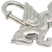 Hermes 1993 Le Cheval Pegasus Cadena Silver Small Good