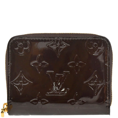 Louis Vuitton 2019 Purple Vernis Zippy Coin Purse Wallet M93607