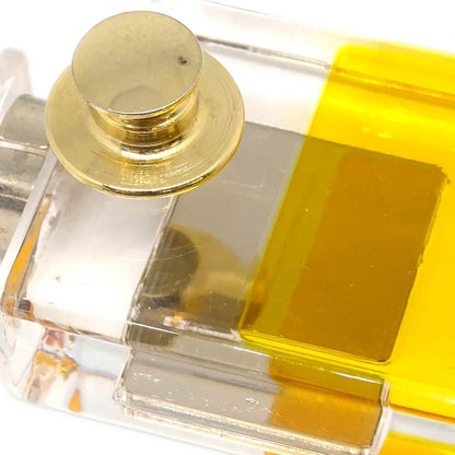 Chanel Perfume Bottle Brooch Pin Clear 06A