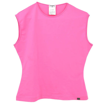 Chanel 2000 Sleeveless Tank Top Pink #44