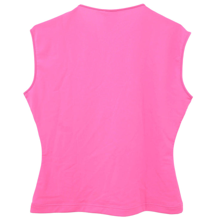 Chanel 2000 Sleeveless Tank Top Pink #44