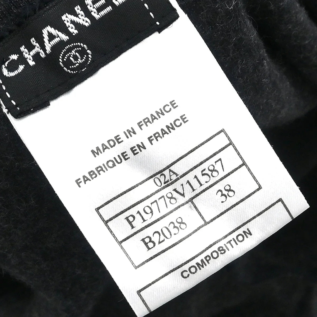 Chanel 2002 Long Short Pants 2way Dark Gray #38