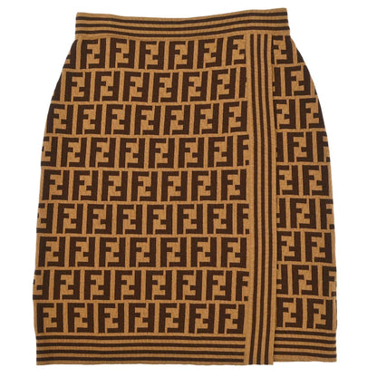 Fendi Zucca Skirt Brown #40