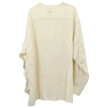 Hermes Shirt Blouse White #42