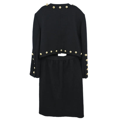 Yves Saint Laurent Setup Suit Jacket Skirt Black #M #9