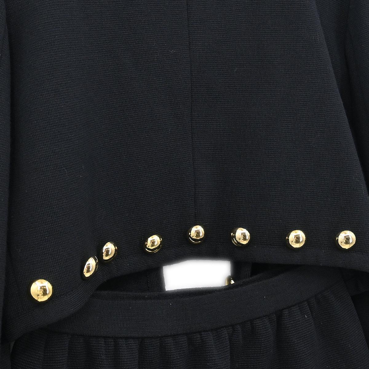 Yves Saint Laurent Setup Suit Jacket Skirt Black #M #9