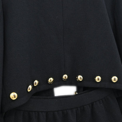 Yves Saint Laurent Setup Suit Jacket Skirt Black #M #9