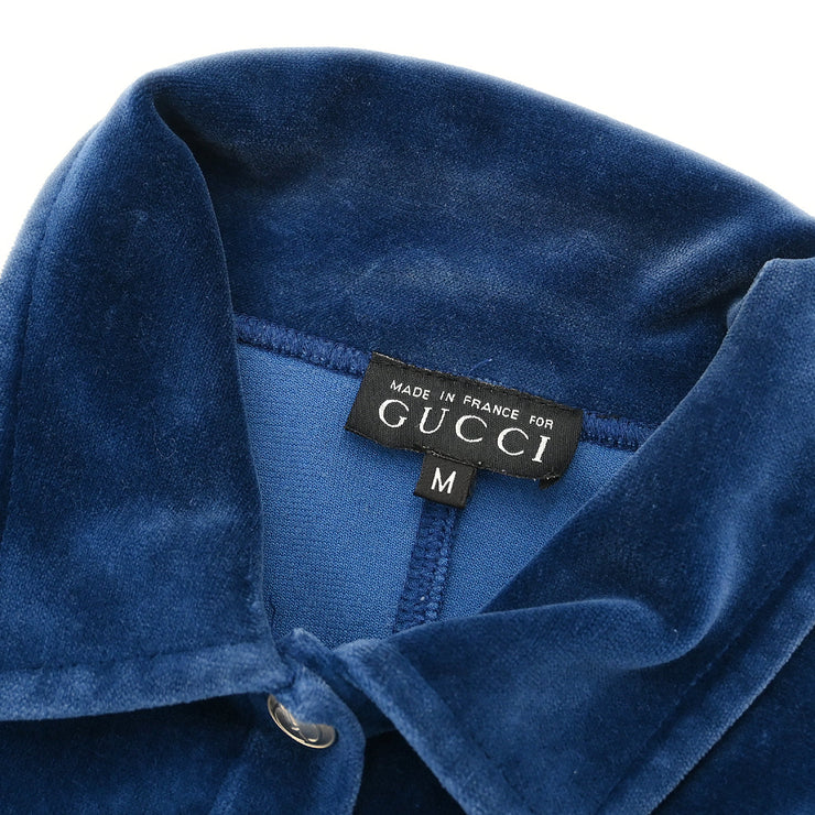 Gucci Single Breasted Jacket Navy #M