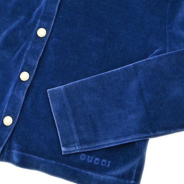 Gucci Single Breasted Jacket Navy #M