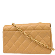 Chanel 2003-2004 Beige Caviar Shoulder Bag