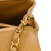 Chanel 2003-2004 Beige Caviar Shoulder Bag