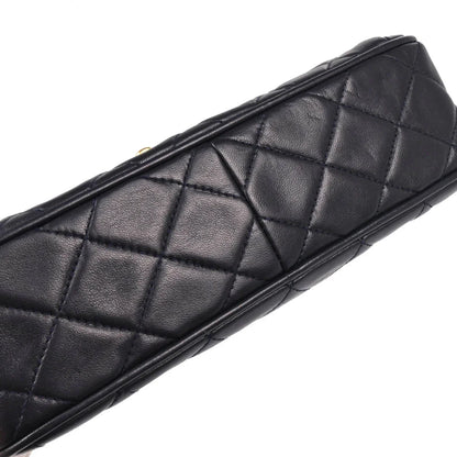 Chanel Navy Lambskin Camera Bag Small