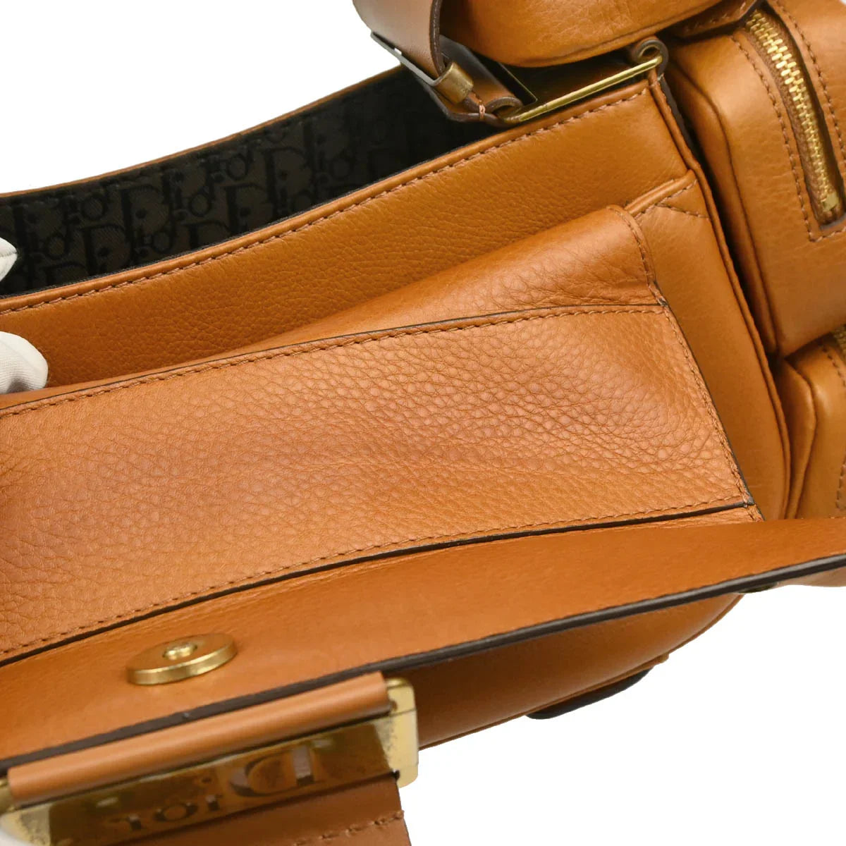 Christian Dior Brown Street Chic Columbus Shoulder Bag