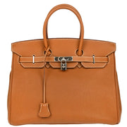 Hermes 2004 Gold Togo Birkin 35 Handbag