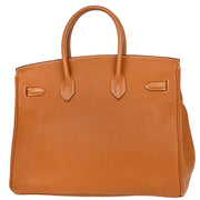 Hermes 2004 Gold Togo Birkin 35 Handbag