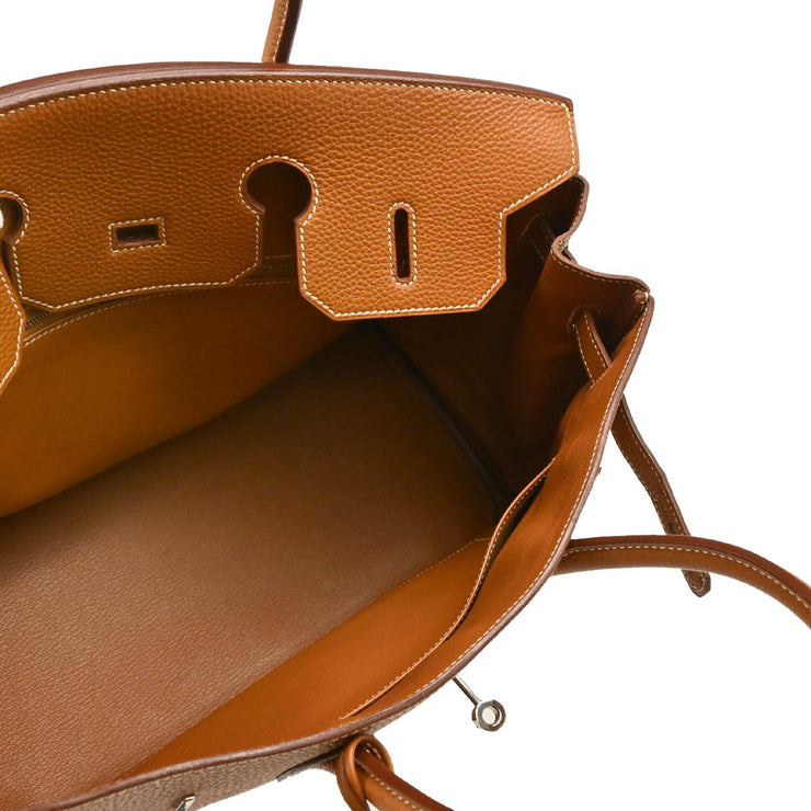 Hermes 2004 Gold Togo Birkin 35 Handbag