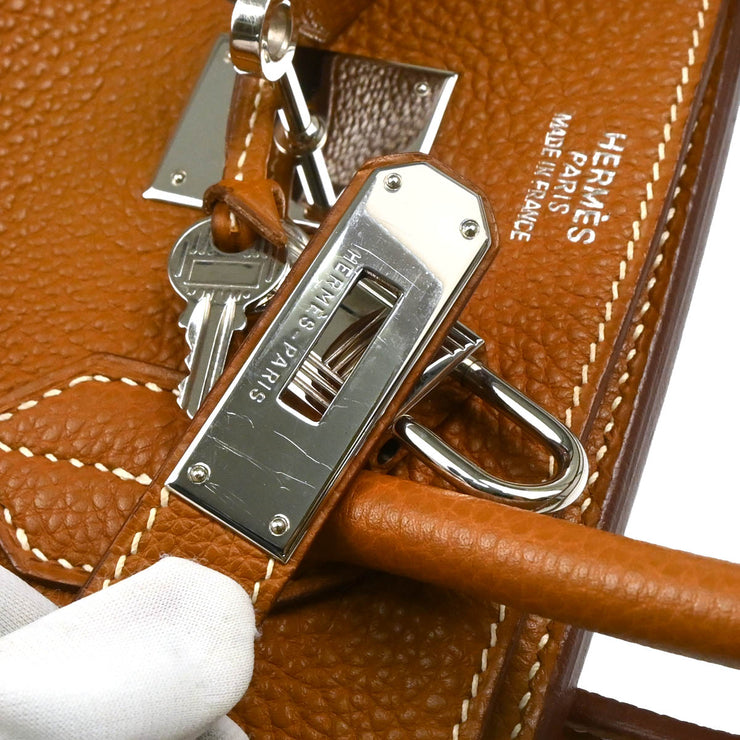Hermes 2004 Gold Togo Birkin 35 Handbag