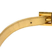 Fendi Gold Zucca Embroidered Baguette Handbag