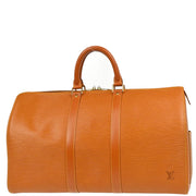 Louis Vuitton 1995 Brown Epi Keepall 45 Travel Handbag M42978