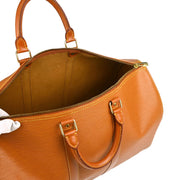 Louis Vuitton 1995 Brown Epi Keepall 45 Travel Handbag M42978
