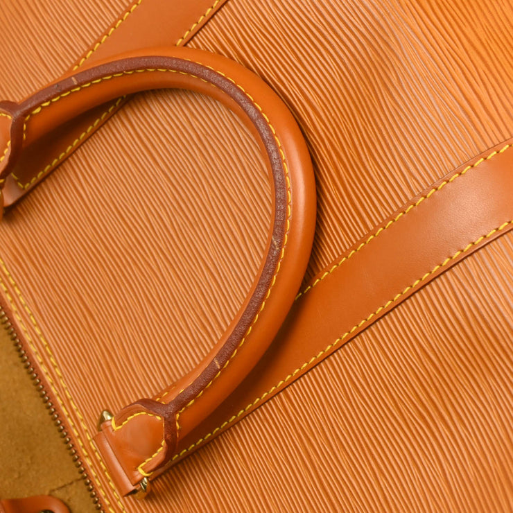 Louis Vuitton 1995 Brown Epi Keepall 45 Travel Handbag M42978