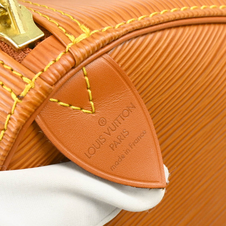 Louis Vuitton 1995 Brown Epi Keepall 45 Travel Handbag M42978