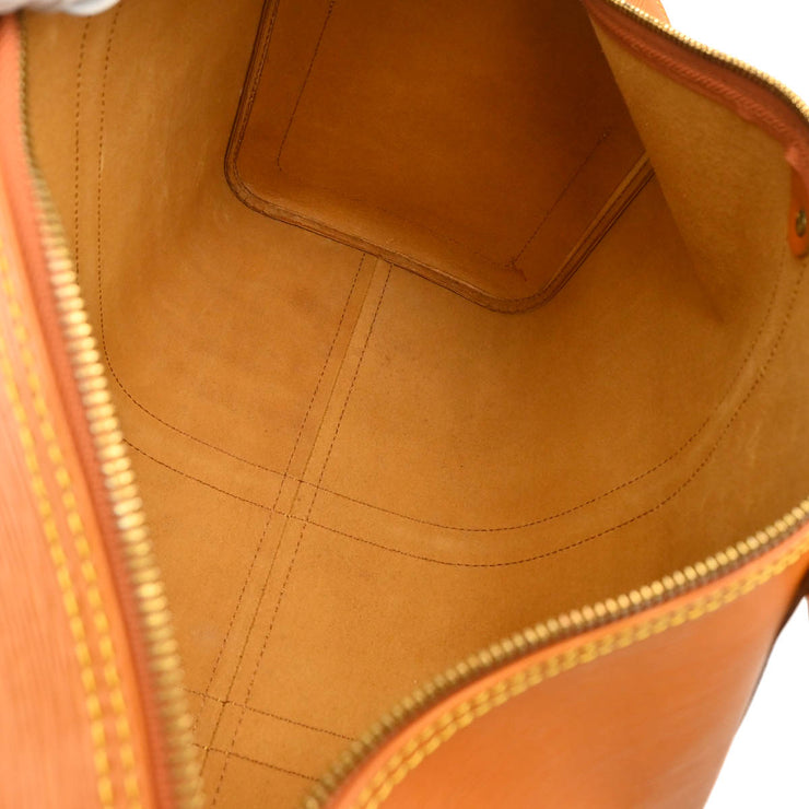 Louis Vuitton 1995 Brown Epi Keepall 45 Travel Handbag M42978