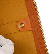 Louis Vuitton 1995 Brown Epi Keepall 45 Travel Handbag M42978