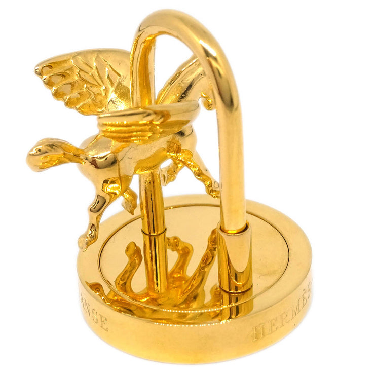 Hermes 2007 Entrez dans la danse! Pegasus Cadena Gold Small Good