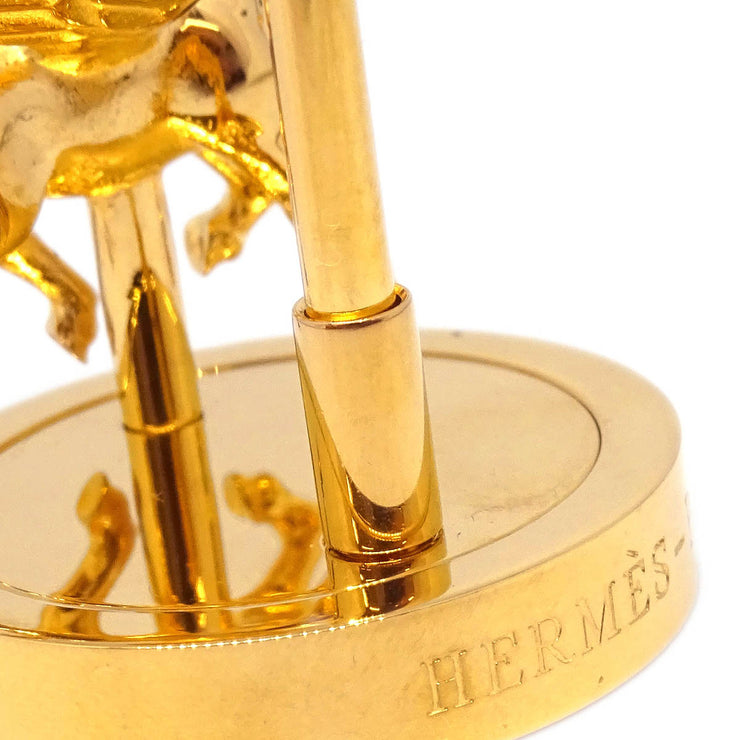 Hermes 2007 Entrez dans la danse! Pegasus Cadena Gold Small Good