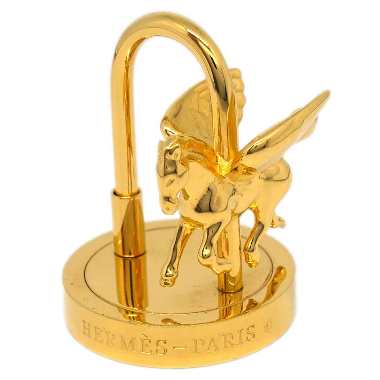 Hermes 2007 Entrez dans la danse! Pegasus Cadena Gold Small Good