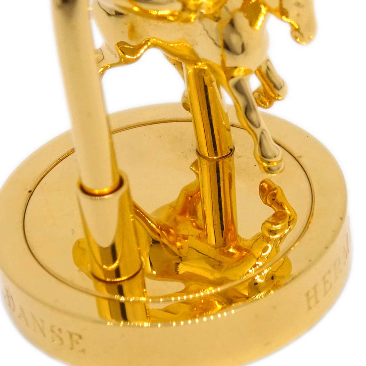 Hermes 2007 Entrez dans la danse! Pegasus Cadena Gold Small Good
