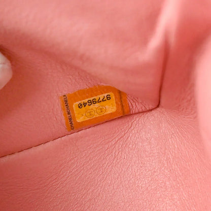 Chanel Pink Caviar Medium Classic Double Flap Shoulder Bag