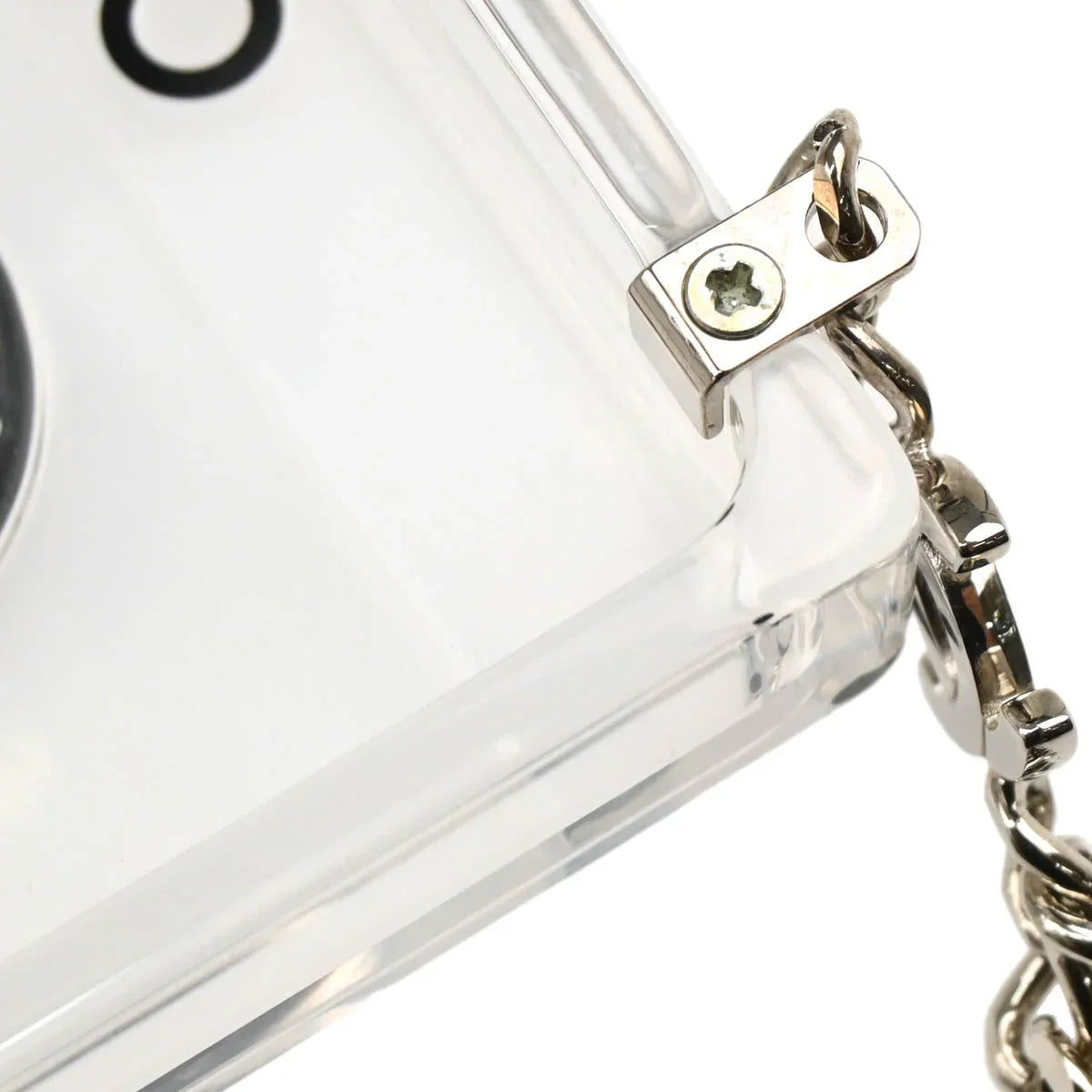 Chanel Clear Acrylic Cassette Tape Clutch Bag