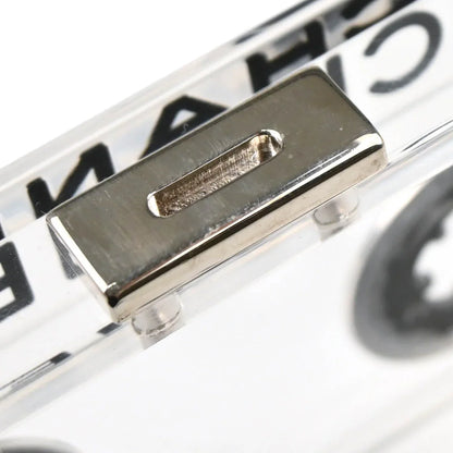 Chanel Clear Acrylic Cassette Tape Clutch Bag