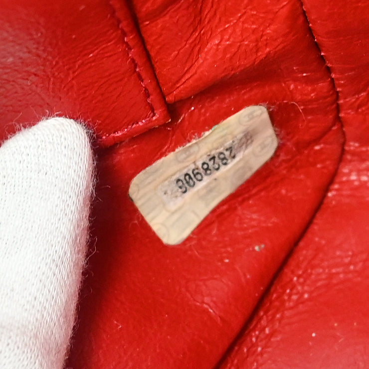 Chanel 1991-1994 Red Caviar Camera Bag Small