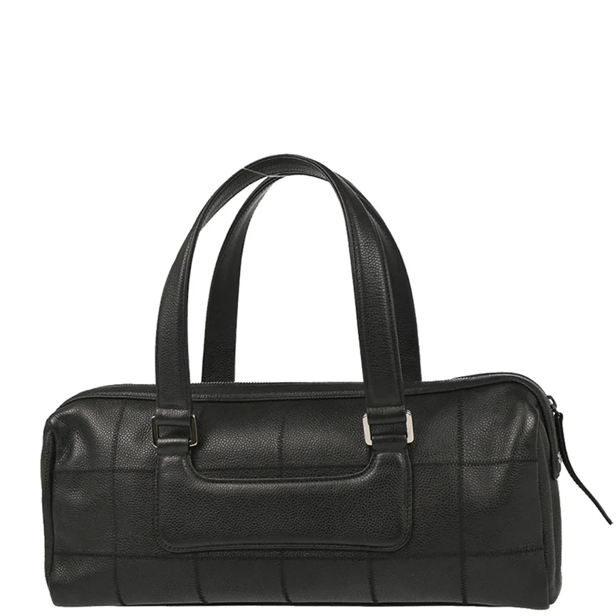Chanel Black Caviar Choco Bar Handbag