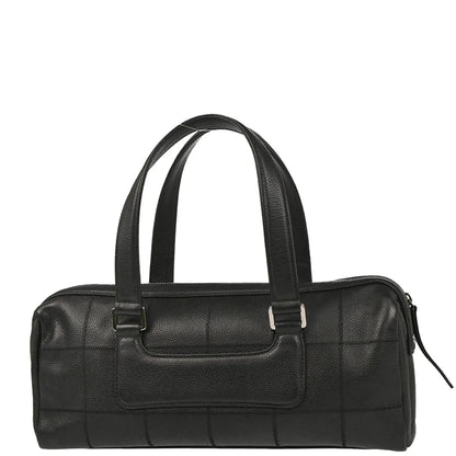 Chanel Black Caviar Choco Bar Handbag