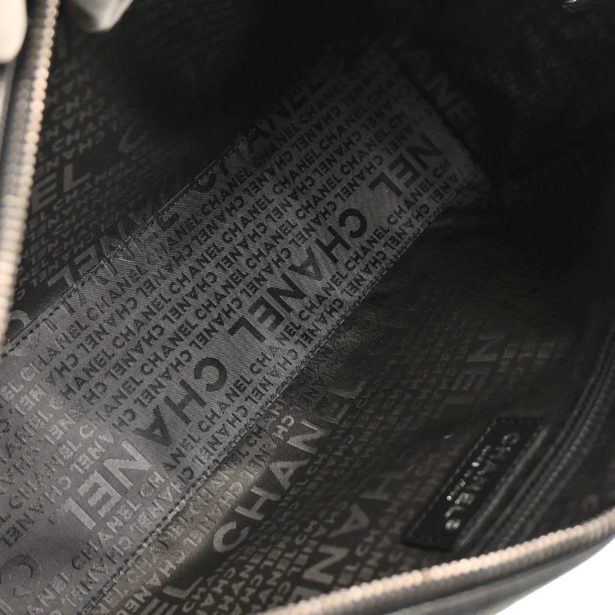 Chanel Black Caviar Choco Bar Handbag