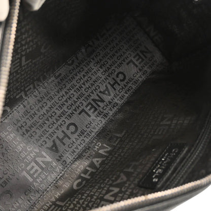 Chanel Black Caviar Choco Bar Handbag