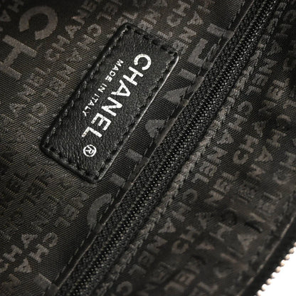 Chanel Black Caviar Choco Bar Handbag