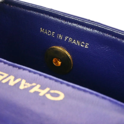 Chanel Purple Lambskin Shoulder Bag
